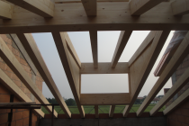 Fornitura lucernari per tetti in legno